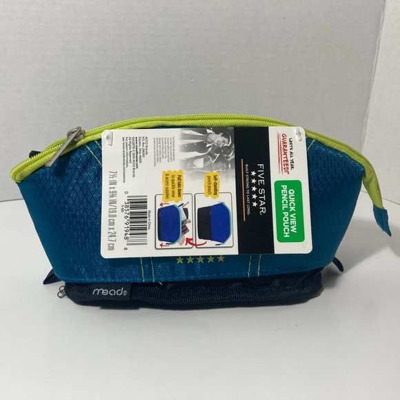 3 Expandable Makeup Bag Pencil Zipper Organizer - Picture 3 of 14